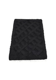 Resim Zehra Abla Halı Yeni El Dokuma Tek Renk Tiftik Yün Siirt Battaniyesi Kilim 5779 