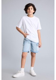 Resim DeFacto Erkek Çocuk Jean Şort D8566A825SMNM39 
