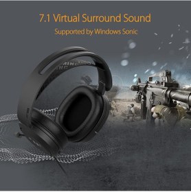 Resim Asus Tuf Gaming H1 7.1 Oyuncu Kulaklığı 2.4 Ghz Pc/mac/ps5/ninten 