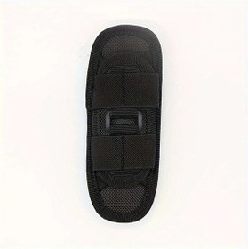 Resim Primepickings Siyah 1 Adet Döner Klipsli Taktiksel Fener Kılıfı - Dayanıklı Polyester 360 Karabinalı Siyah 