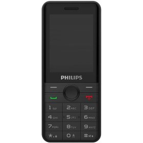 Resim Philips Xenium E172 Kameralı Çift Sim Kart Tuşlu Cep Telefonu Siyah 