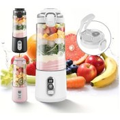 Resim Challenger Lalayuan Taşınabilir Blender Usb Şarjlı 18000 Rpm Siyah Meyve Suzu Protein Yapıcı 