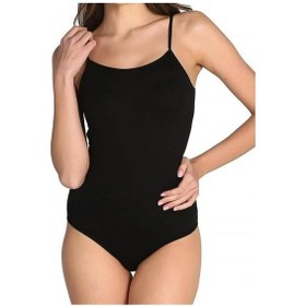 Resim Tutku 148 Kadın İp Askılı Çıtçıtlı Body 3'lü 001 