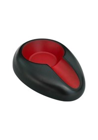 Resim Pq Kırmızı-siyah Metal Tekli Puro Küllüğü - Tr7044 