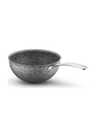 Resim Brioni Stone-age Çizilmez Yanmaz Yapışmaz 26 Cm Wok Tava Gri 