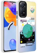Resim Redmi Note 12 Pro 4g Kılıf Desenli Hptk Dragon Sert Kapak - Gezegen Gezegen 