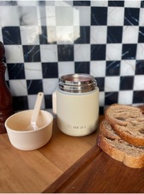 Resim ChefTaste Kaşıklı Yemek Termosu Paslanmaz Çelik 500 ml Yemek Termosu 