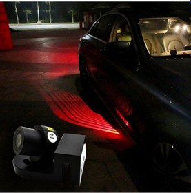 Resim Sones 2 Adet Dc 8-36 V Hayalet Gölge Nezaket Melek Kanatları Projeksiyon Lambası Araba Kapı Led Karşılama Işıkları Kırmızı Işık 