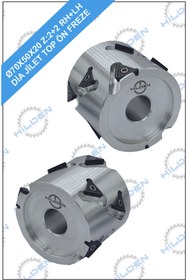 Resim shop Ø70x50x20 Z:2+2 RH- LH DEĞİŞTİRİLEBİLİR JİLETLİ DİA ÖN FREZE ALÜMİNYUM 