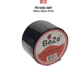 Resim BEZE Pvc Kanal Bant 0,13 mm x 48 mm x 25 Yrds 
