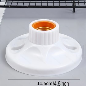 Resim 2 Adet Endüstriyel Plastik Tavan Montaj Donanımı - Dişli Taban, Dayanıklı ve Kolay Kurulum, Elektrik İnşaati İçin Uygun, Şarj veya Pil Gerektirmez, Güvenli Montaj | Kabartmalı Tasarım | Sağlam Yapı 