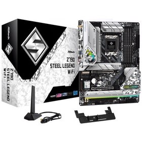 Resim Asrock Z790 Steel Legend WIFI Intel Z790 7200 MHz (OC) DDR5 Soket 1700 ATX Anakart 