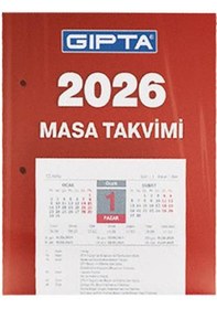 Resim Gıpta 2026 Blok Masa Takvimi 10x13 Cm 