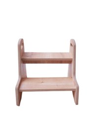 Resim Alfacountry Montessori Bebek & Çocuk Basamağı Güvenli Ve Kullanışlı Kahverengi 