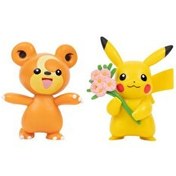 Resim Pokemon Battle 2'li Figür Seti Pikachu ve Teddiursa 