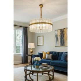 Resim Muse Gold Modern Salon Avizesi 