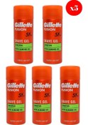 Resim Gillette Fusion5 Ultra Sensitive Traş Jeli 75ml X5 Adet 