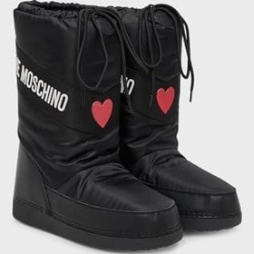 Resim Love Moschino Suya Dayanıklı Logolu Büzgülü Kar Botu Bayan KAR BOTU JA24032G1HISA000 