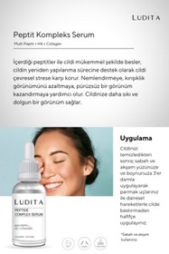 Resim Ludita İnce Çizgi ve Kırışıklık Karşıtı, Yoğun Nemlendirici Peptit Kompleks Serum 
