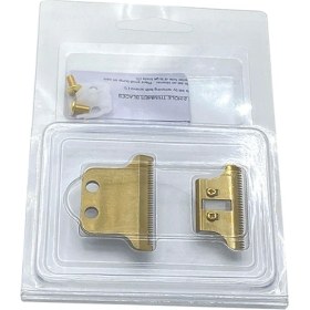 Resim 2 Delikli Kesme Bıçağı Kesici Yedek Saç Düzeltici Bıçaklar Için Wahl 8081 8171 Altın (Yurt Dışından) 