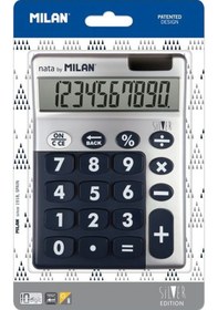 Resim Mılan 159906slbbl Sılver 10 Hane Mavi Hesap Makinesi Blıster Mavi 