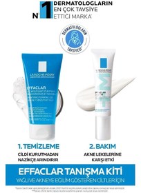 Resim La Roche Posay Effaclar Duo Bakım Kremi 15ml + Effaclar Temizleme Jeli 50ml Tanışma Kiti 