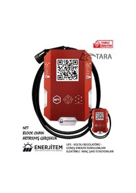 Resim Enerjitem 22 Kw Duvara Monte Elektrikli Araç Şarj İstasyonu 