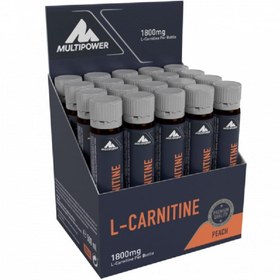 Resim Multipower L-Carnitine 20 Shot - Şeftali Aromalı 