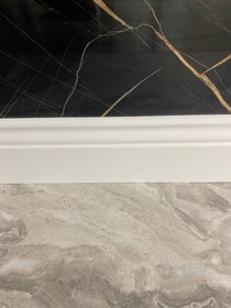 Resim 8 Cm Cenova Lake Beyaz Pvc Kaplama Parke Süpürgelik 