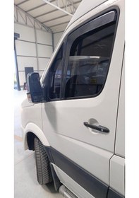 Resim Vw Crafter 2006-2017 Model 2'li Füme Renk İçten Geçme Cam Rüz. 