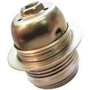 Resim ekiLamp E27 Metal - Dişli Nostaljik/rustik Duy (Gümüş - Nikel) 