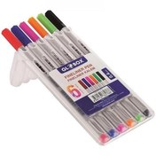 Resim Globox Fineliner Kalem 6 Lı PP Kutu 3176 
