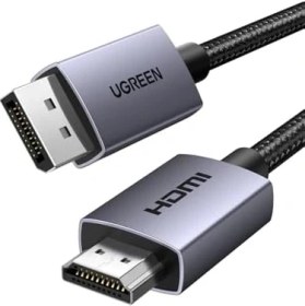 Resim Grains Global 4K 1080P@120Hz Displayport 1.2 To HDMI 1.4 Örgülü Kablo, 1.5m, 35841 