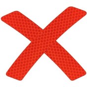 Resim Araç Araba Oto Çamurluk Reflektörü Kırmızı Sticker Yapıştıma 