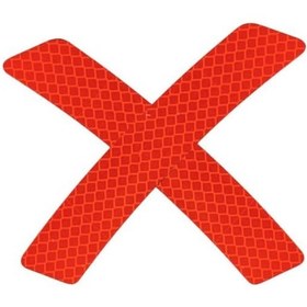 Resim Araç Araba Oto Çamurluk Reflektörü Kırmızı Sticker Yapıştıma 