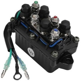 Resim Trim Tilt Relay For Outboard 30 40 50 60 70 80 90 1992-2006 6h1-81950-00-00 Black. 