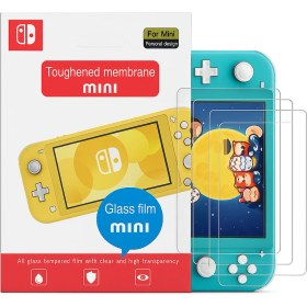 Resim Cosmostech Nintendo Switch Lite Uyumlu Temperli Kırılmaz Cam – 9h Sertlik, Çizilme Karşıtı, Parmak Izi Önleyici, Kolay Uygulama 
