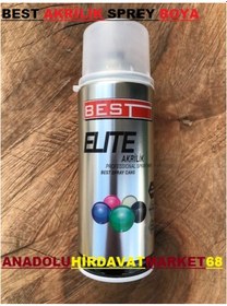 Resim BEST SPREY TAMPON BOYASI SPREY BOYA PLASTİK METAL BOYASI KIRMIZI 