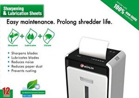 Resim Mühlen Schmierer Evrak İmha Makineleri İçin Yağlama Kağıdı 