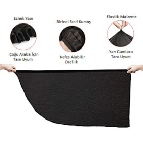 Resim Ankaflex Araba Yan Cam Perdesi Güneş Önleyici Araç Içi Güneşliği Için Sinekliği Koruyucu Örtü 