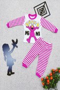 Resim Çizgi Film Karakterli Kız Bebek Pijama Takımı KA5212155 