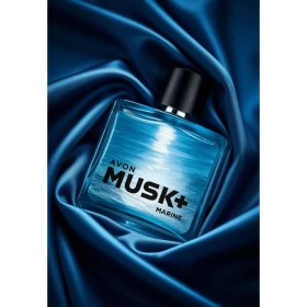 Resim Avon Musk Marine Erkek EDT Parfüm 75 ml Odunsu Koku İkili Set Ferah ve Maskülen 