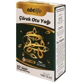 Resim NbtLife Çörek Otu Yağı 30 Kapsül 