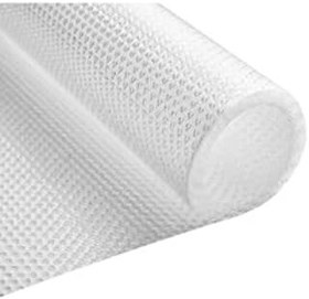 Resim Sılver Eva Kaymaz 45cm X 5Metre Şeffaf Kaymaz Raf Dolap Içi Ve Çekmece Içi Örtüsü 