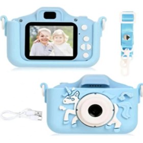 Resim Üsküdar Iletişim Mini Eğitici Çocuk Fotoğraf Makinesi Kılıflı Kamera Çocuklar Için Dijital Fotoğraf ve Oyun Makinesi 