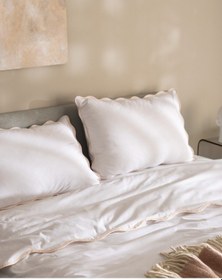 Resim Madame Coco Justine King Size %100 Pamuk Nevresim Takımı - Beyaz/pudra 8684427205068 Beyaz 