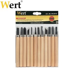 Resim Wert 2512 Ahşap Oyma Bıçak Seti 12 Parça 