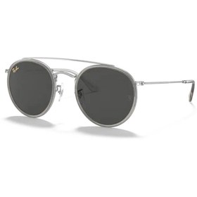 Resim Ray-Ban Rb 3647n 9211b1 51 Unisex Gri Yuvarlak Metal Güneş Gözlüğü 