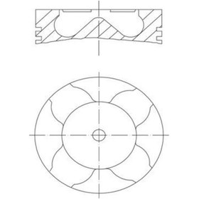 Resim Mahle 0400502 - Motor Piston Segman 0.50 P206-p307-c3-fıesta 1.4 