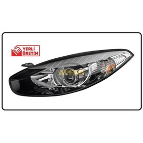 Resim FAR SİYAH ÇERÇEVE MERCEKLİ MOTORLU SOL FLUENCE 13+ AYFAR 202295 